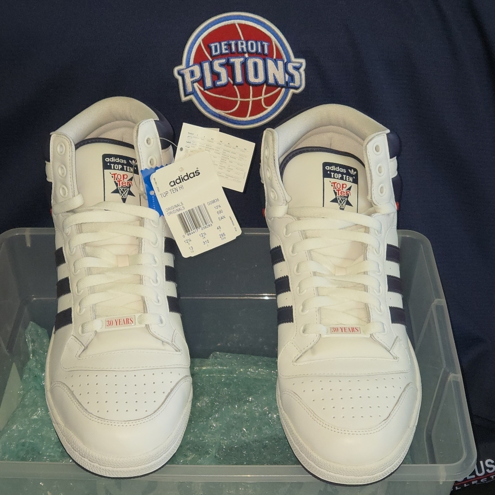 Size 13-Mens Adidas Top Ten Hi DS "30 YEARS" Exclusive Release OG RARE